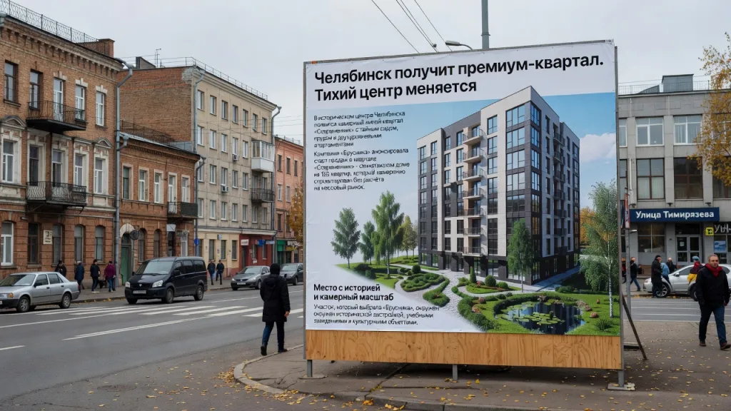 Челябинск получит премиум-квартал. Тихий центр меняется