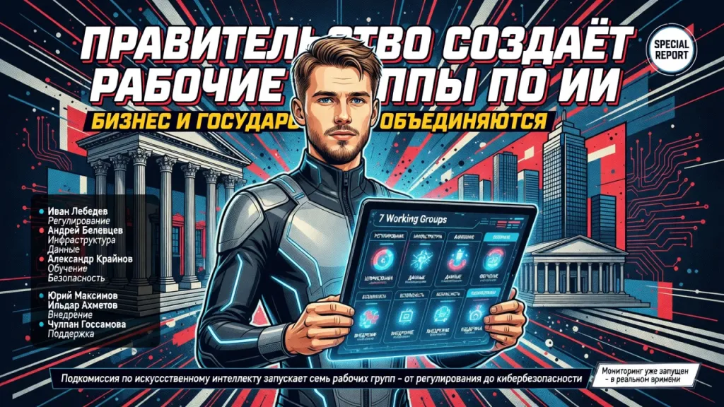 Правительство создаёт рабочие группы по ИИ. Бизнес и государство объединяются