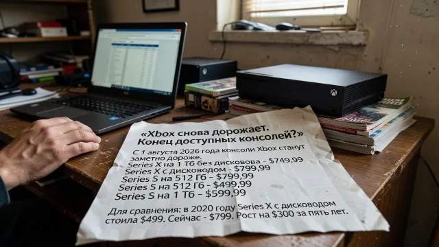 Xbox снова дорожает. Конец доступных консолей?